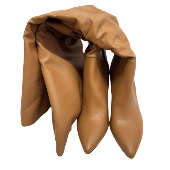 International Concepts INC Over The Knee Boots Size 6.5 Caramel Pointed Toe - Picture 6 of 12